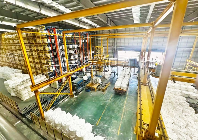 雙酚A噸袋自動裝車機工廠實拍、山東噸袋自動裝車系統(tǒng)介紹