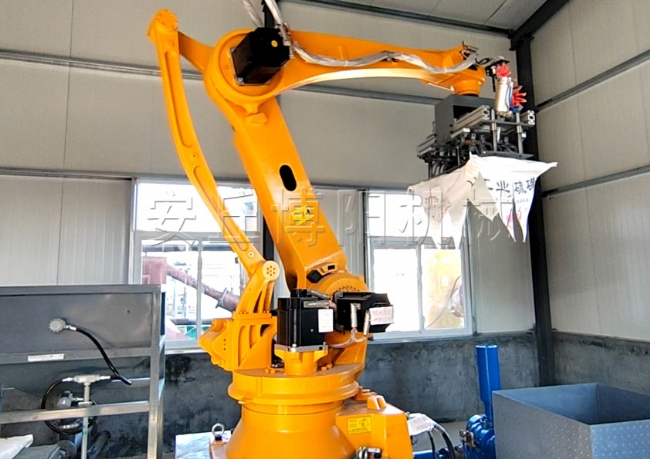 工業(yè)硫磺全自動拆包機、安丘博陽機械機器人自動拆包機